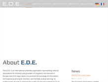 Tablet Screenshot of ede-eu.org